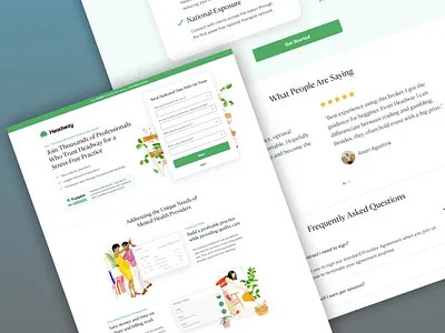 Mental Health Landing Page design dribbble shot graphic design landing page landing page design landingpage lead generation lead generation landing page leads mental fitness mental health landing page popular shot stress free ui ux