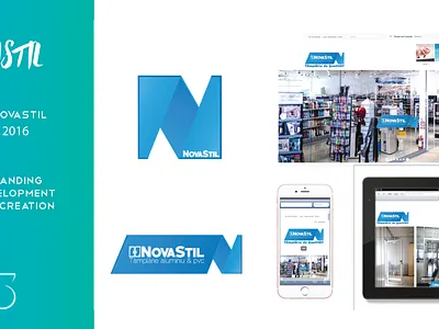 NovaStil branding graphic design logo web development