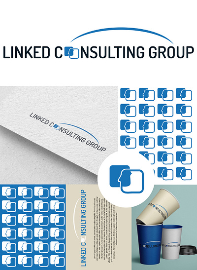 Linked Consulting Group Logo 3d animation branding graphic design logo motion graphics ui