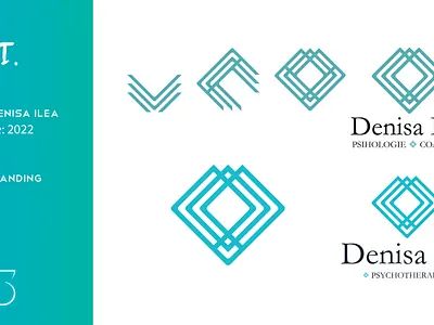 DI Psychology branding graphic design logo