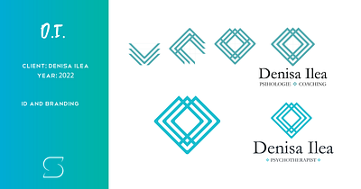 DI Psychology branding graphic design logo