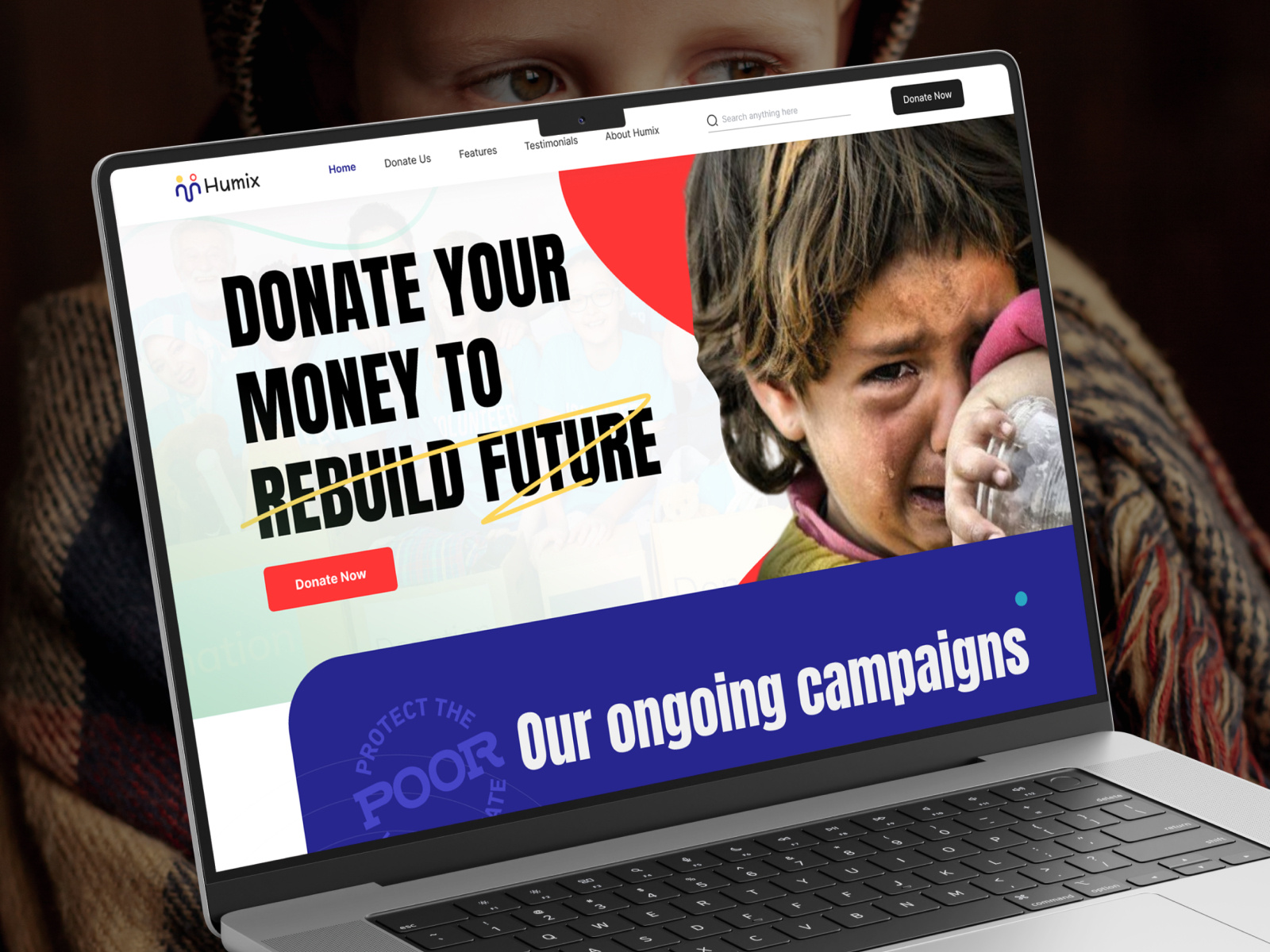 Charity Donation Landing Page UI Design by Samsun Nahar | Product ...