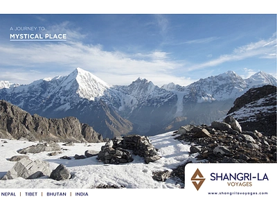 Brochure Design | Shangrila Voyages brochure indesign logo mobileui ui uiux