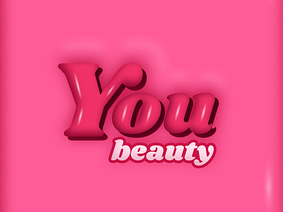 Designed with figma 3d beauty beauty brand brand design branding design graphic design logo typography