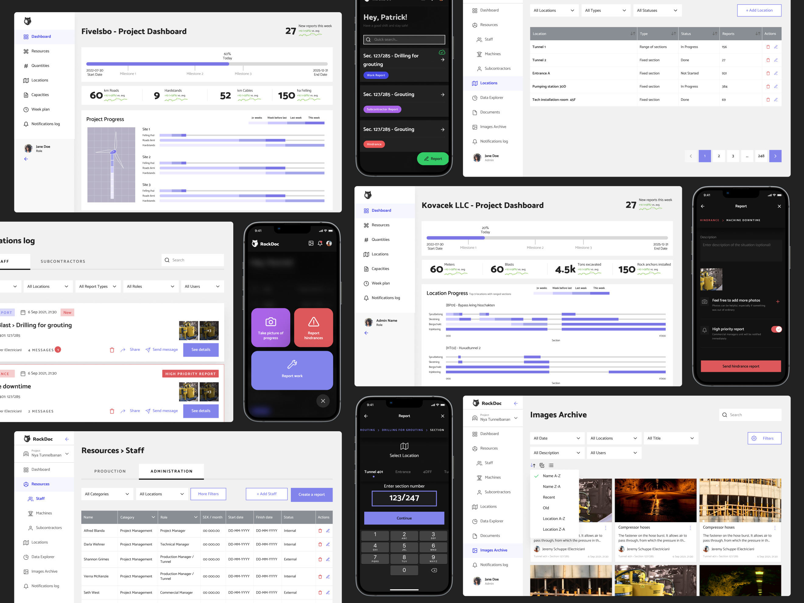 Data Management Platform for construction companies - Case Study agency app building construction construction ux dark mode dashboard design interface mobile app mobile design platform platform design product design saas ui ui ux ux web app web design web application