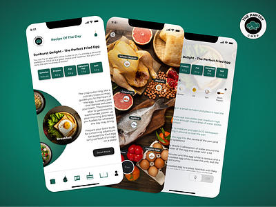 THE PANTRY CHEF aicooking animation app design artificial intelligence graphic design ilsa ilsainteractive interactive kitchen logo mobile app recipe app recipe generator typography ui user experience user interface ux