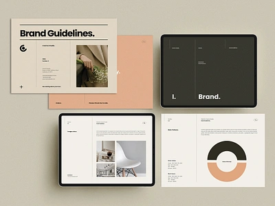 Minimalist Brand Guidelines architecture brand guidelines brand style guide branding brochure design graphic design guide indesign logo portfolio template