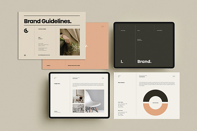 Minimalist Brand Guidelines architecture brand guidelines brand style guide branding brochure design graphic design guide indesign logo portfolio template