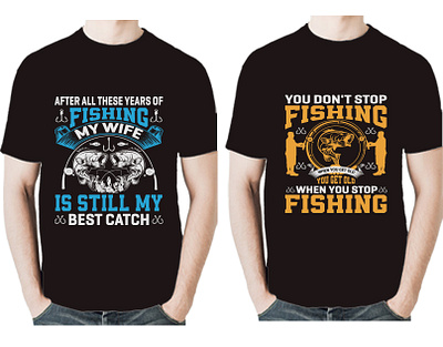 Fishing T-shirt Design apparel