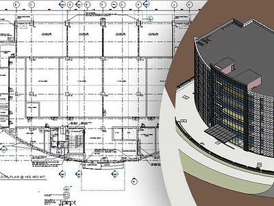 Coordinated 3D BIM model for Data Center Building 3d 3d bim model clash detection services construction project revit bim coordination revit bim modeling