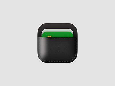 Wallet app icon design expences finance icon ios mobile ui uidesign wallet
