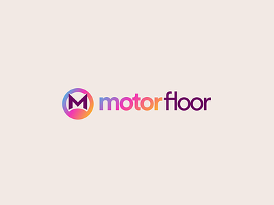 Motorfloor Logo 999watt branding design design studio india fresh logo graphic design logo logo design modern logo motor floor ui
