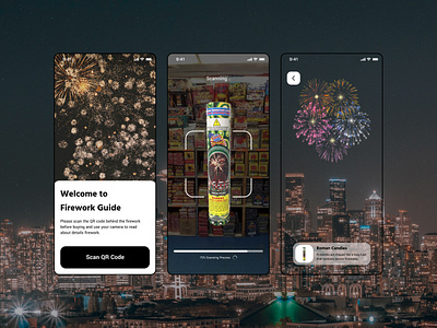 Fire Cracker APP UI Design app design app ui design festival app design fire cracker app fire work app mobile app design uiux design