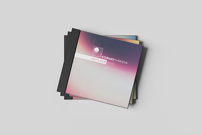 Kosmophono Digital catalogue branding graphic design