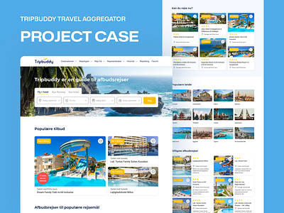 TripBuddy - Tour Aggregator aggregator figma journey site tour travel trip ui ux vocation web design