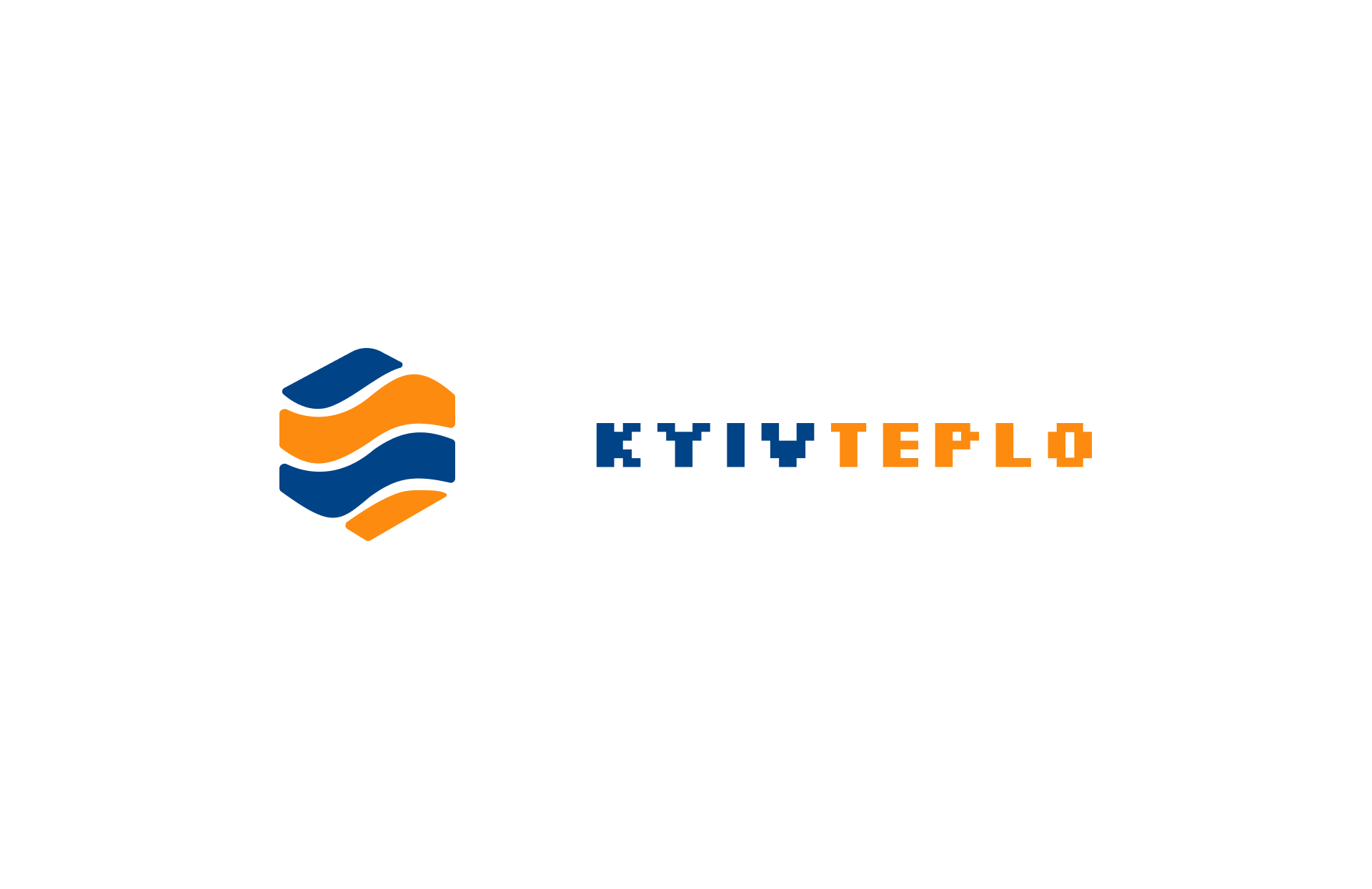 Redesign of KyivTeplo branding flat graphic design illustration logo ui ux web web ui web ux