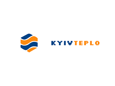 Redesign of KyivTeplo branding flat graphic design illustration logo ui ux web web ui web ux