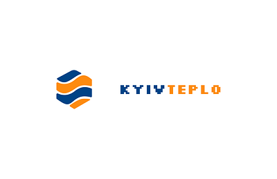 Redesign of KyivTeplo branding flat graphic design illustration logo ui ux web web ui web ux