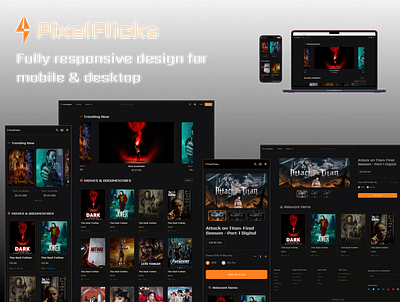 PIXEL FLICKS design dropshipping e commerce e commerce website figma ui uiux design ux web design