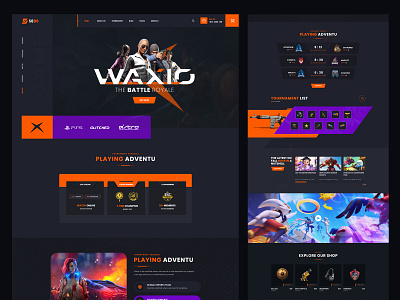 eSports and Gaming NFT branding design ecommerce game graphic design logo psd typography ui web