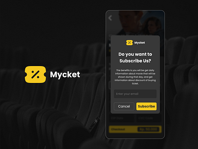 Subscribe Us - Mycket - DailyUI - 026 app dailyui design mobile movie subscribe ui ux