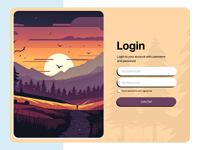 Login Page colorfull design design illustration login login page product design ui ui design ux web web design