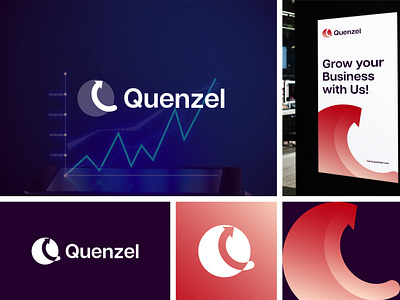 Quenzel - Logo Design - Marketing - growth - Saas - Q Logo behance brand identity branding designinspiration dribbble graphicdesigner logo logodesigns logoinspiration logos marketing mordern logo popular branding quenzel saas saas app icon saas marketing logo seo typography visual identity design