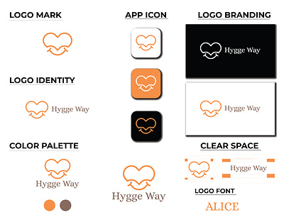 Concept: Hygge Way | Logo & Brand identity Design 3d brand identity brand identity logo branding branding logo business logo creative logo design graphic design logo logo design logos minimal logo mo