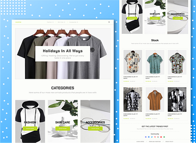 DOPPIE design dropshipping e commerce figma ui ux web design web ui