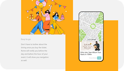 Rome App app booking cocept design events mobile ui ux