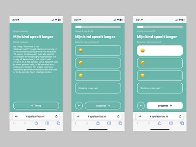Evaluation Tool app ui webdesign