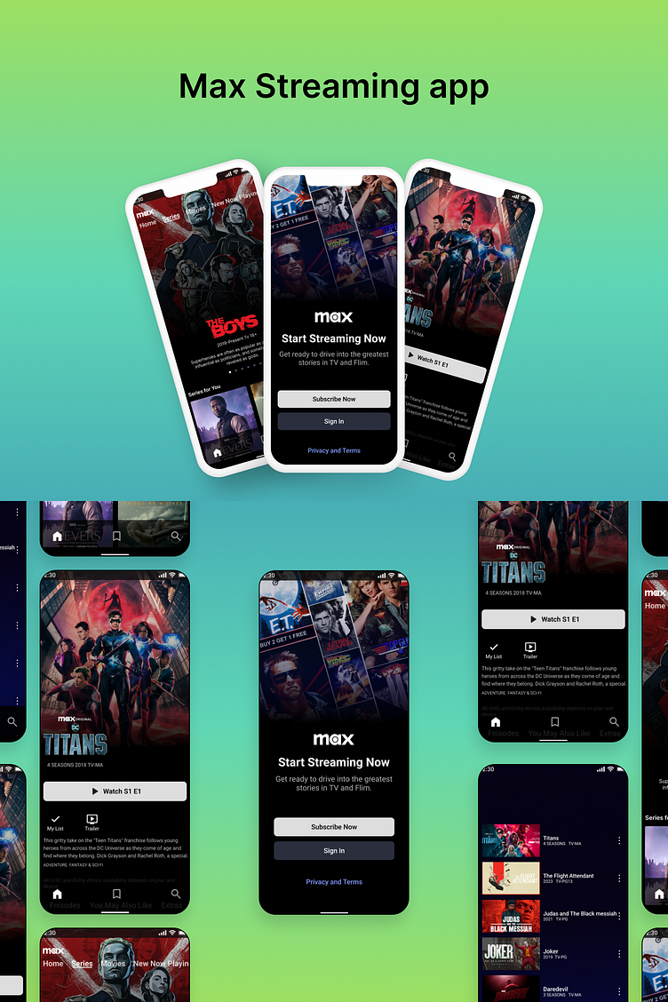 Max Streaming App Design by Bijoy Banik on Dribbble