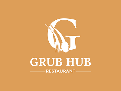 Grub Hub - Restaurant Logo branding awesome beauty brand logo branding inspiration logo logo design luxury modern restaurant logo unique vector