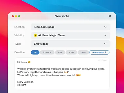 MemoMagic UX and UI Design app design interface product saas service startup ui ux web website