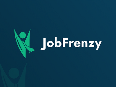 JobFrenzy - Logo Branding awesome design frenzy job jobfrenzy logo logo branding logo design modern ui