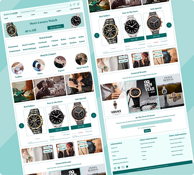 watch store site ui