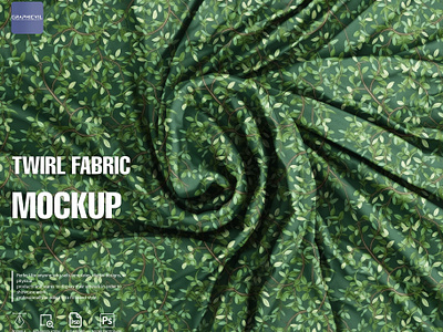 Twirl Fabric Mockup Fabric mockup Fabric mock up, Fabric pattern template mock up