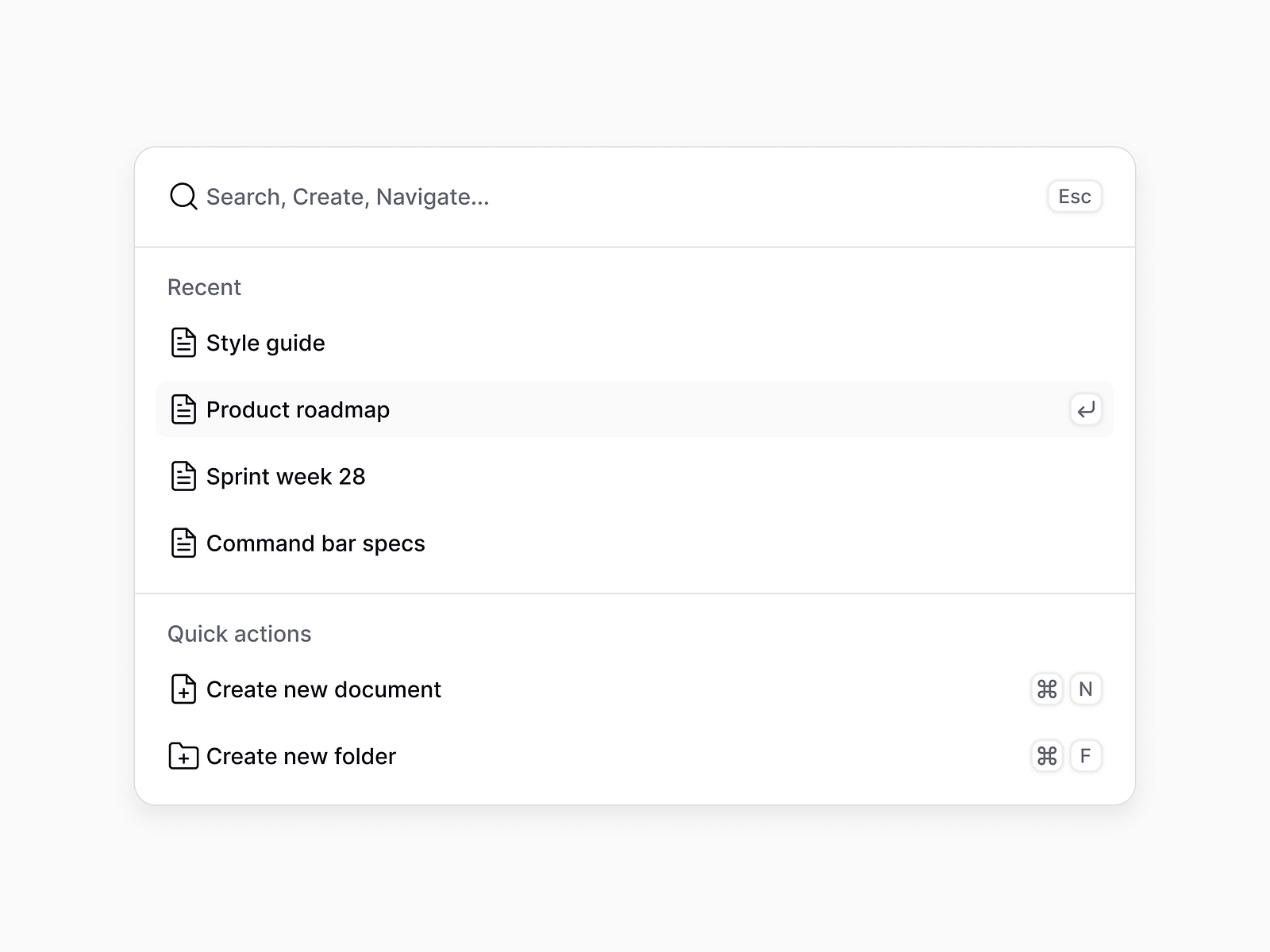 Command bar by Gunnar on Dribbble