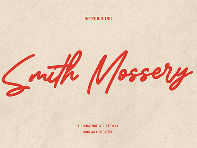 Smith Mossery Script Font calligraphy font displayfont halloween logotype script font scriptfont signature font smith mossery script font typeface typefacedesign y2k