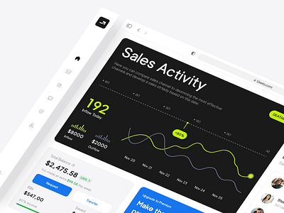 Admin Dashboard - Analytics UX app branding dashboard design fintech homepage sales ui ux web website