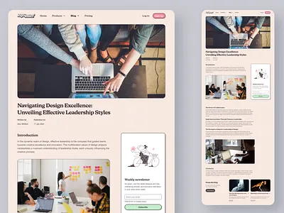 DAY 035 / BLOG POST blog blog post brutalism daily ui essentialism readability ui