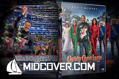 Candy Cane Lane (2023) DVD Cover design dvd dvdcover dvdcustomcover photoshop