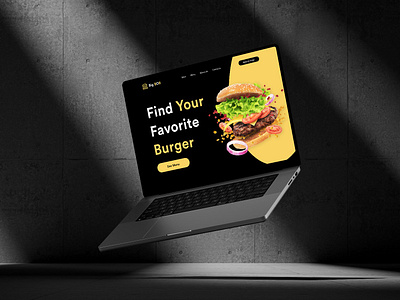 Burger restaurant website design graphic design illustration landing pages ui ux web design website