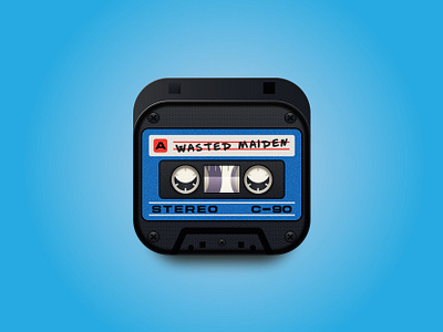 Cassette icon cassette icon illustration vector