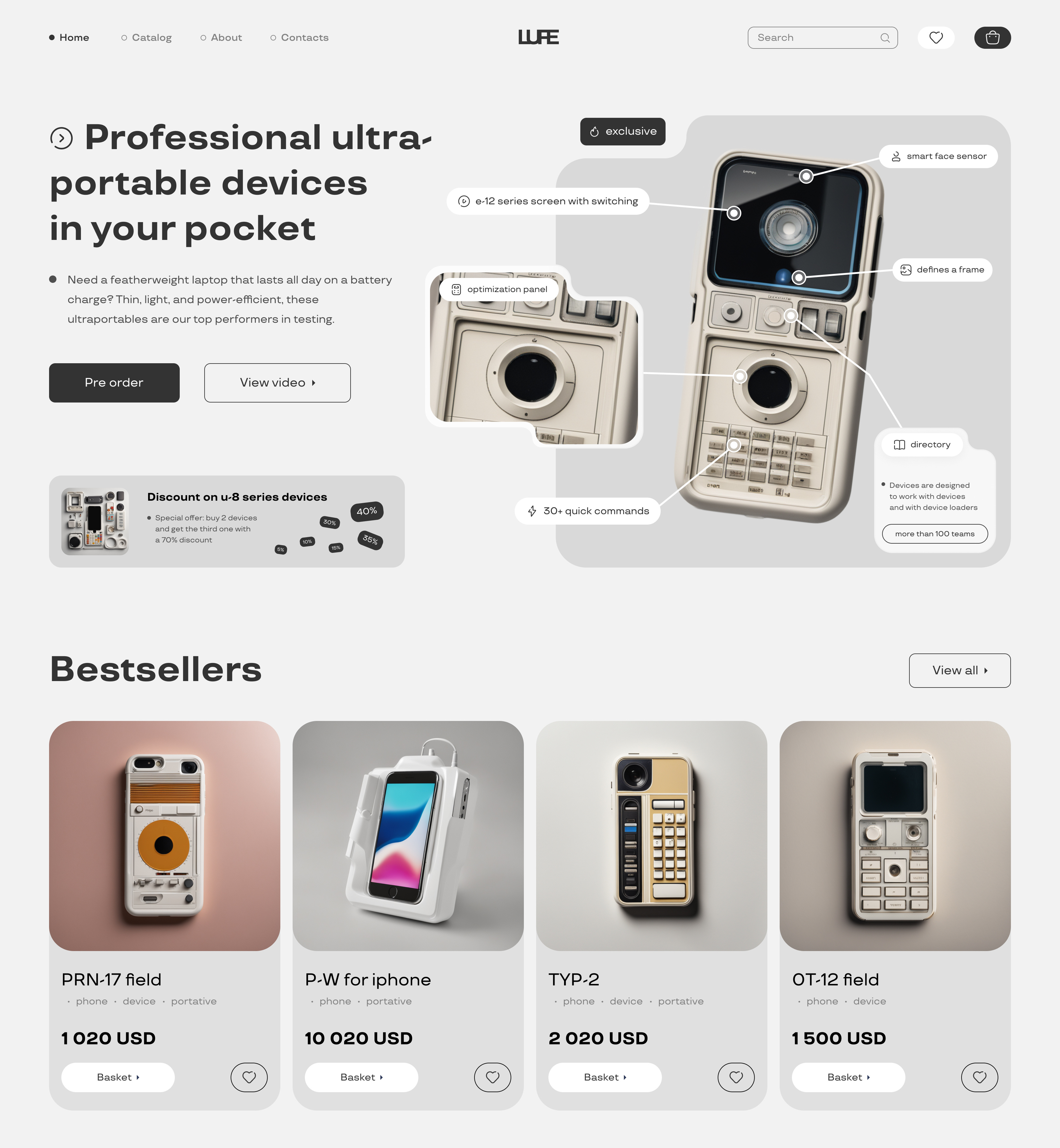 Electronics Store Website ai design electronics gadgets graphic design illustration landing landing page online store product design site store ui ux uxui web web design web site webside webside design