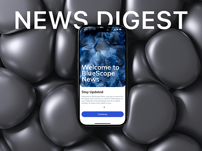 News Digest Mobile App Design actual app design design digest graphic design grid illustration minimalism mobile mobile app designer mobile design news preferences recens ui ux