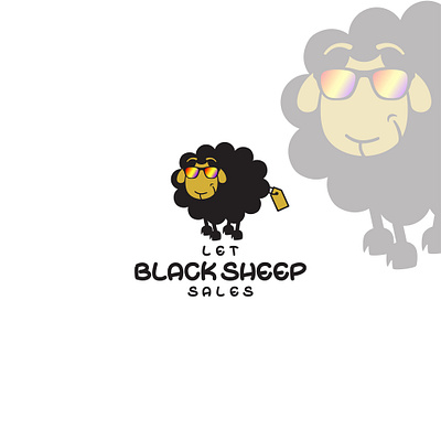 Black Sheep Sales branding design graphic design illustration logo typography ui ux vector