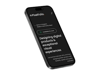 Minimal Portfolio design: Responsive branding design graphic design illustration it company website logo minimal portfolio ui ux vector website