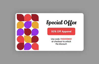 Daily UI #36 - Special Offer 3d animation branding daily ui ecommerce graphic design logo motion graphics offer ui