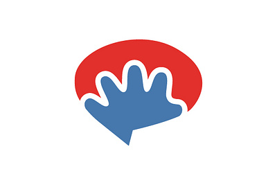 Hand language bubbledialog businesslogo communication conversation dialogbubble hand handsign logodesign sign